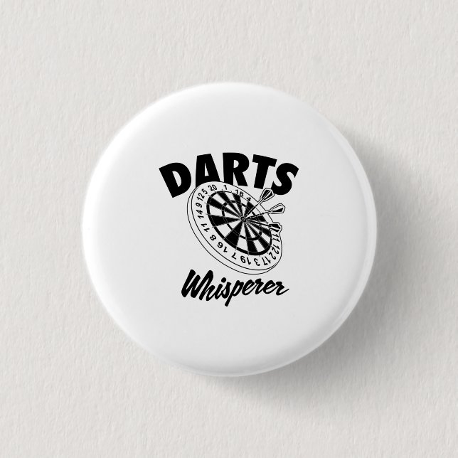 Darts Whisperer Button (Front)