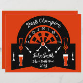 Darts Winner Prize (Front/Back)