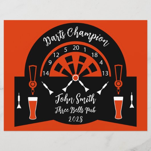 Darts Winner Prize (Front)