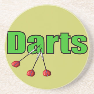 Darts with 3 Darts Drink Coaster