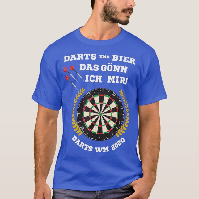 Darts World Championship 2020 Dartboard Darts T-Shirt (Front)