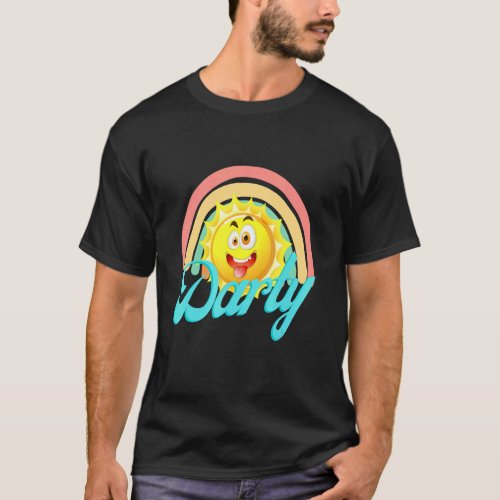 Darty Day Time Party Sun Morning Afternoon Rainbow T_Shirt