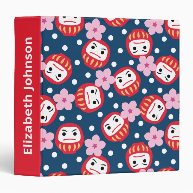 Daruma 3 Ring Binder (Front/Spine)