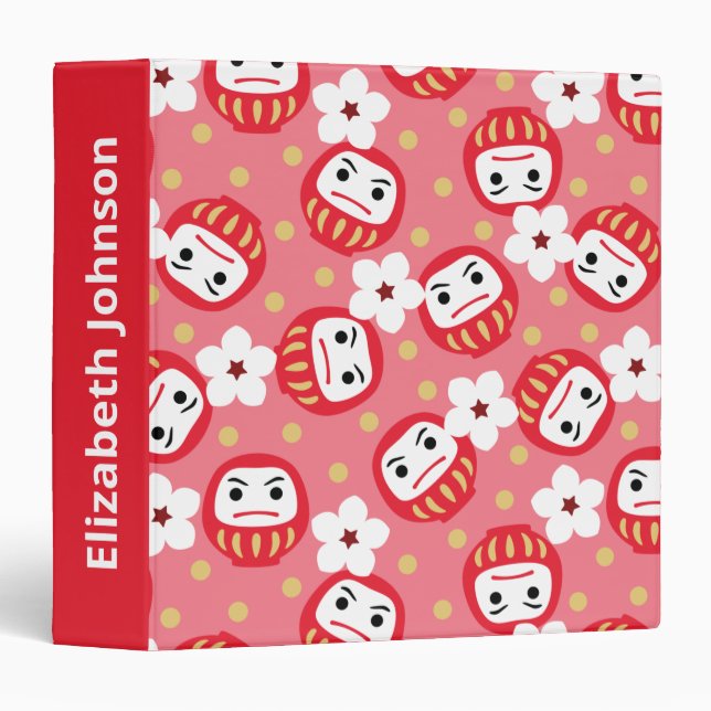 Daruma 3 Ring Binder (Front/Spine)