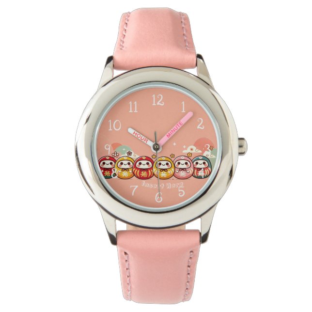 Daruma Colors Personalized Watch (Front)
