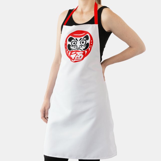 Daruma doll apron (Insitu)