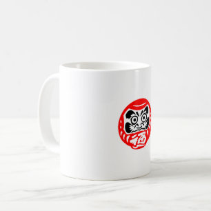 Daruma doll coffee mug