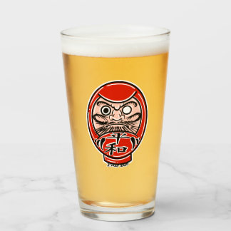 Daruma Doll Craft Beer Pint Glass