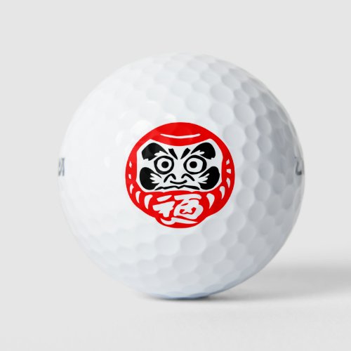 Daruma doll golf balls