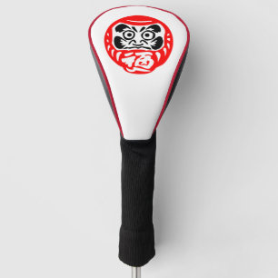 Daruma doll golf head cover