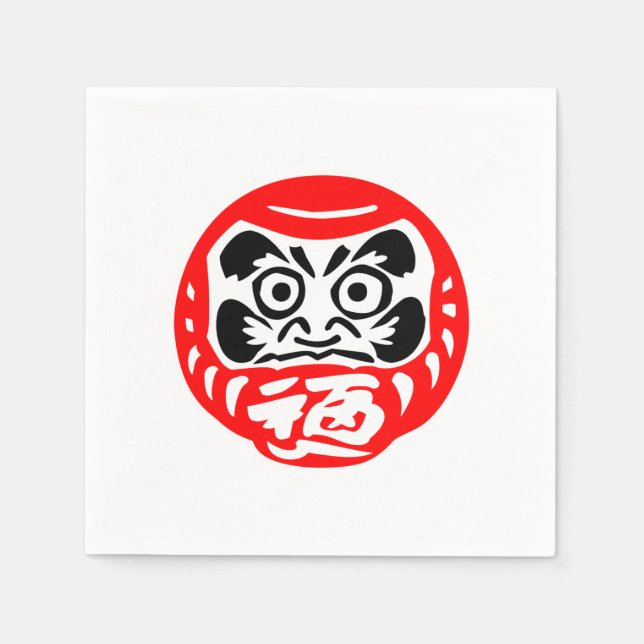 Daruma doll napkins (Front)