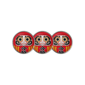 Daruma doll (traditional Japanese good luck charm) Golf Ball Marker