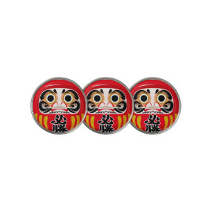 Daruma doll (traditional Japanese good luck charm) Golf Ball Marker