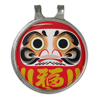 Daruma doll (traditional Japanese good luck charm) Golf Hat Clip