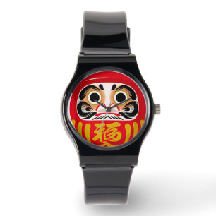 Daruma doll (traditional Japanese good luck charm) Watch