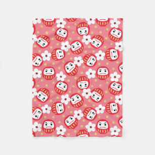 Daruma Fleece Blanket