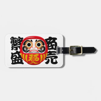 Daruma for Business Success and Prosperity Luggage Tag