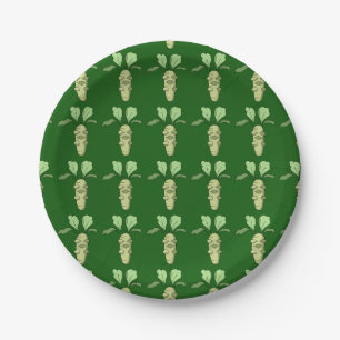 Daruma Paper Plates