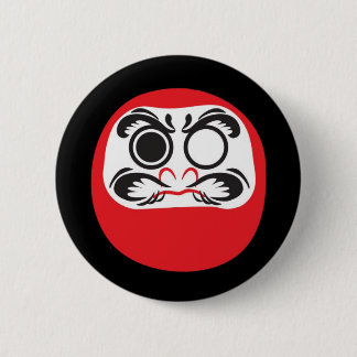 Daruma Pinback Button