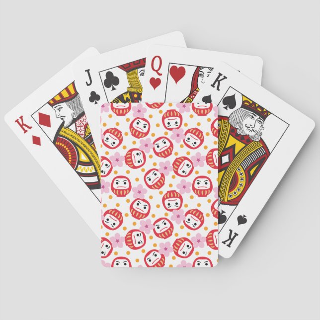 Daruma Poker Cards (Back)