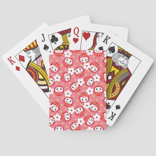 Daruma Poker Cards (Back)