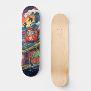 Daruma Skateboard – Japanese Ukiyo-e Street Art