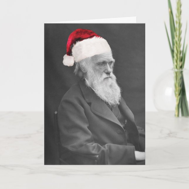Darwin Atheist Christmas Card - Season's Greetings (Front)