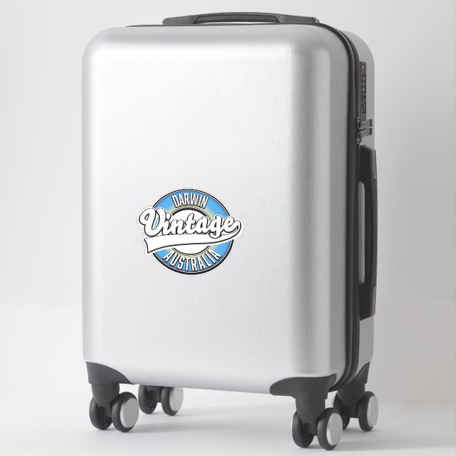 Darwin australia Vintage logo Sticker (Suitcase)