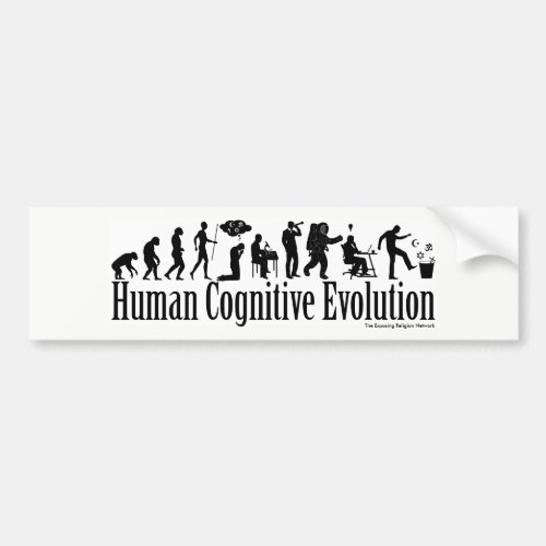 Darwin Evolution Bumper Sticker