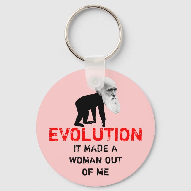 Darwin evolution keychain (Front)