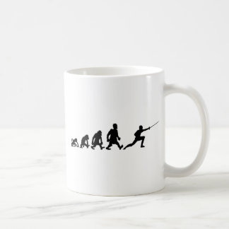 darwin fencing coffee mug