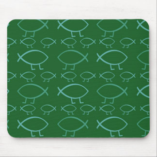 Darwin Fish Mouse Pad