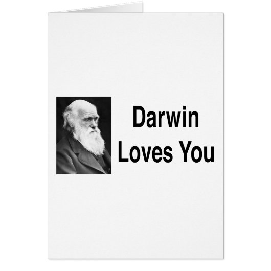 Darwin Loves You 2 Cards (Front)