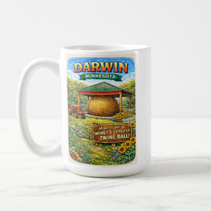 Darwin, MN Minnesota Ball of Twine Coffee Mug