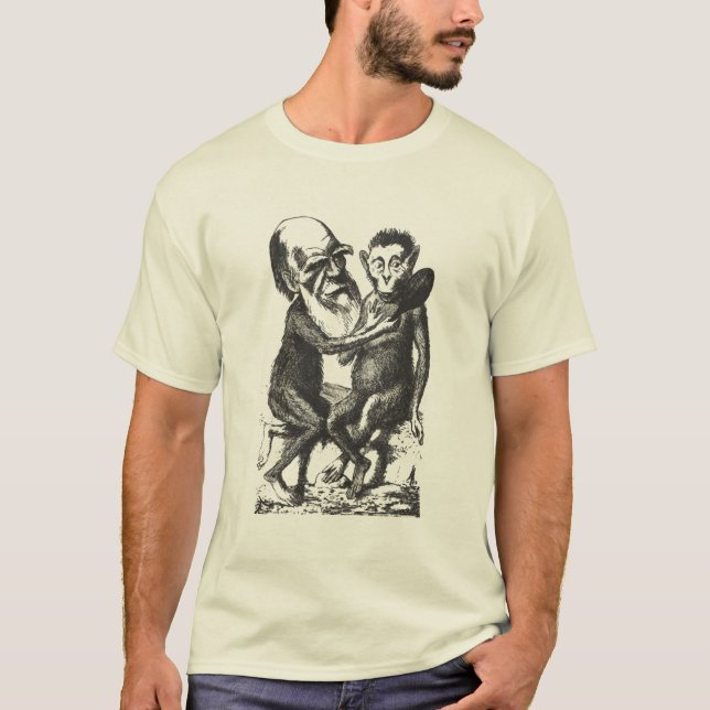 Darwin & Monkey T-Shirt (Front)