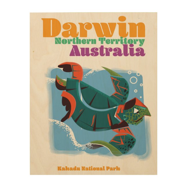 Darwin, Northern Territory Australia travel poster (Front)