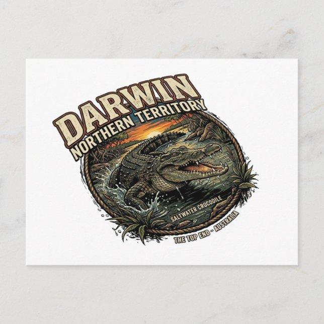 Darwin Northern Territory Postcard (Front)
