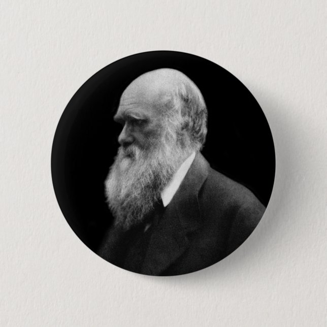 Darwin Portrait Button (Front)