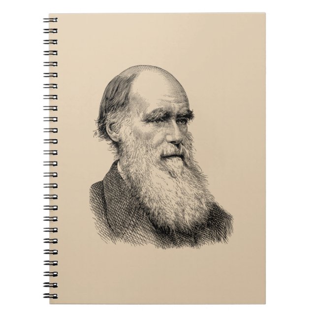 Darwin Portrait Evolution/ Charles Darwin Notebook (Front)