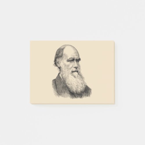 Darwin Portrait Evolution Charles Darwin Post_it Notes