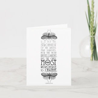 Darwin Quote Card