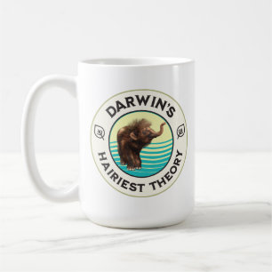 Darwin’s Hairiest Theory Cute Woolly Mammoth Coffee Mug