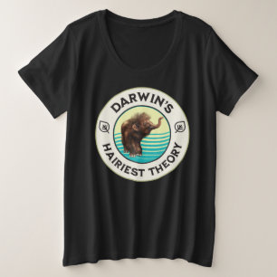 Darwin’s Hairiest Theory Cute Woolly Mammoth  Plus Size T-Shirt