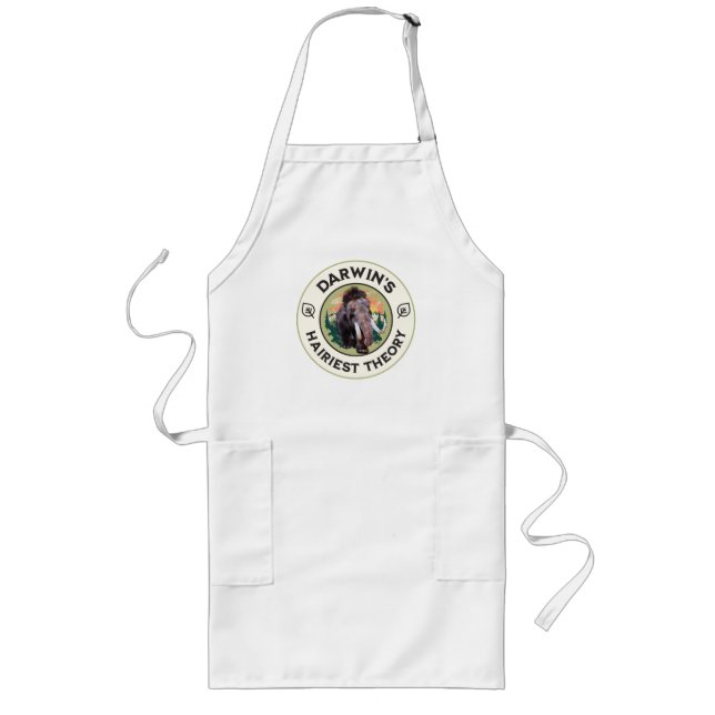 Darwin’s Hairiest Theory Woolly Mammoth  Long Apron (Front)