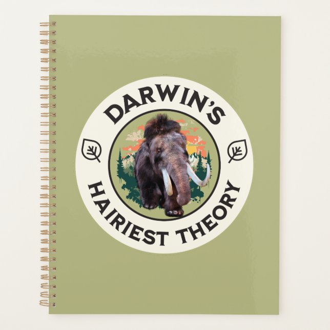 Darwin’s Hairiest Theory Woolly Mammoth Planner