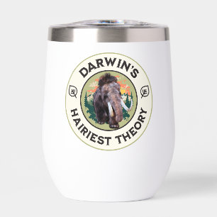 Darwin’s Hairiest Theory Woolly Mammoth  Thermal Wine Tumbler