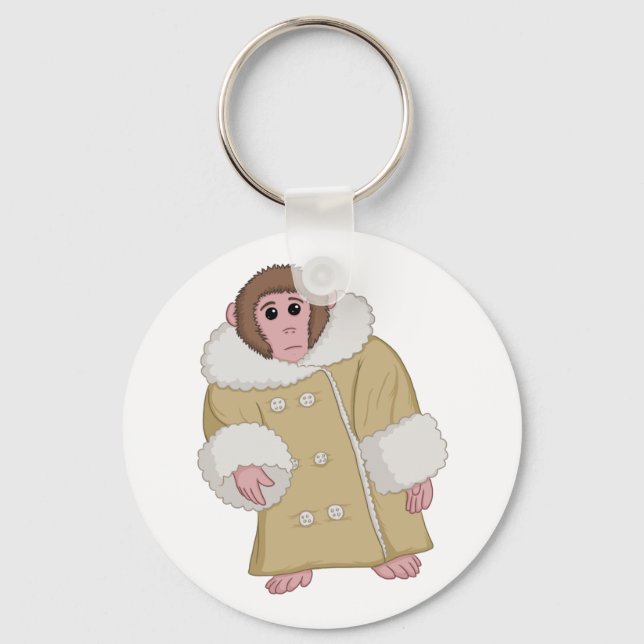 Darwin the Ikea Monkey Keychain (Front)