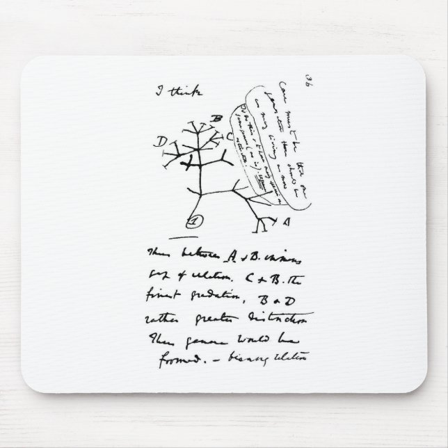 Darwin Tree Mouse Pad (Front)