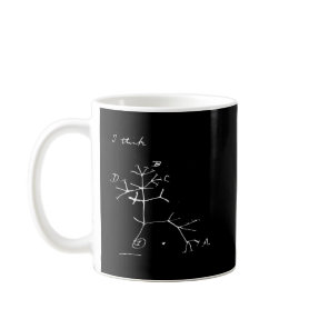 Darwin tree of life evolution science shirt Biolog Coffee Mug