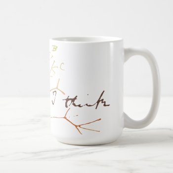 Darwin Tree Of Life: I Think Coffee Mug by boblet at Zazzle